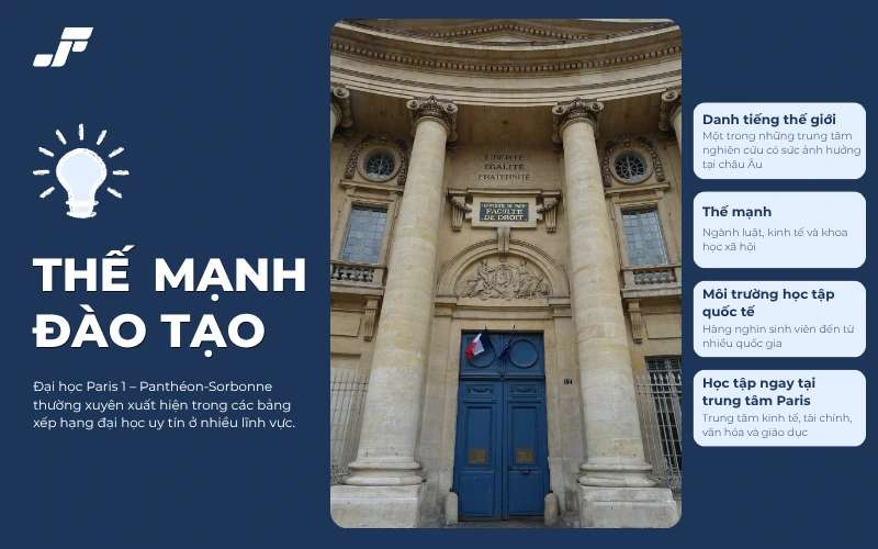 Điểm mạnh của trường Đại học Paris 1
