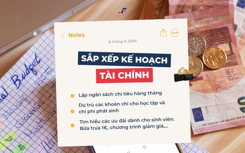 Chuẩn bị và dự phòng tài chính du học Pháp