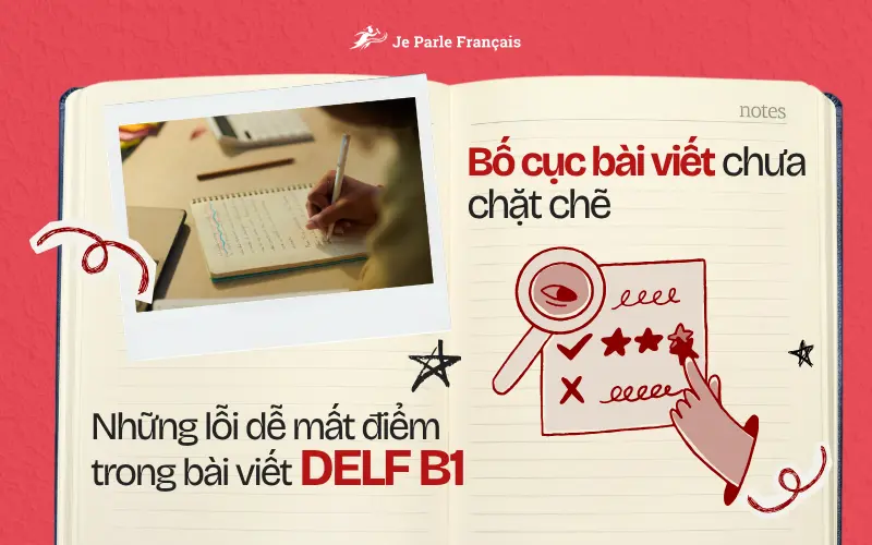 Lỗi trình bày thường gặp trong bài thi viết DELF B1: Bố cục bài viết