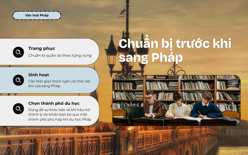 Hành trang chuẩn bị du học Pháp phù hợp với khí hậu và thời tiết