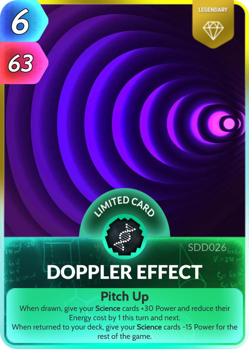 The Doppler effect describes a change in frequency and wavelength of any waves, such as light or sound waves.
