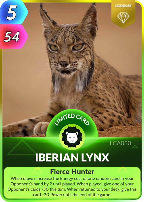 It can run at a top speed of 50 miles per hour and jump a distance of over seven metres: the Iberian Lynx is an Olympian of a wildcat.
