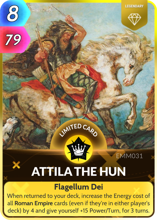 Attila the Hun called himself ‘flagellum Dei’ (the Scourge of God) and built a vast empire across Eurasia.