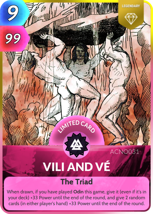 You’ve heard of Odin, but what about his brothers Vili & Vé? Together, the brothers created the cosmos.