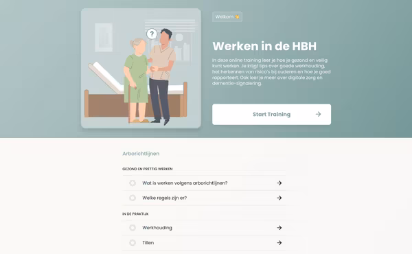 Integreer Primio zorgtrainingen direct in je LMS via LTI-koppeling. Eén omgeving, bewezen impact. Geschikt voor Studytube, Moodle en meer.