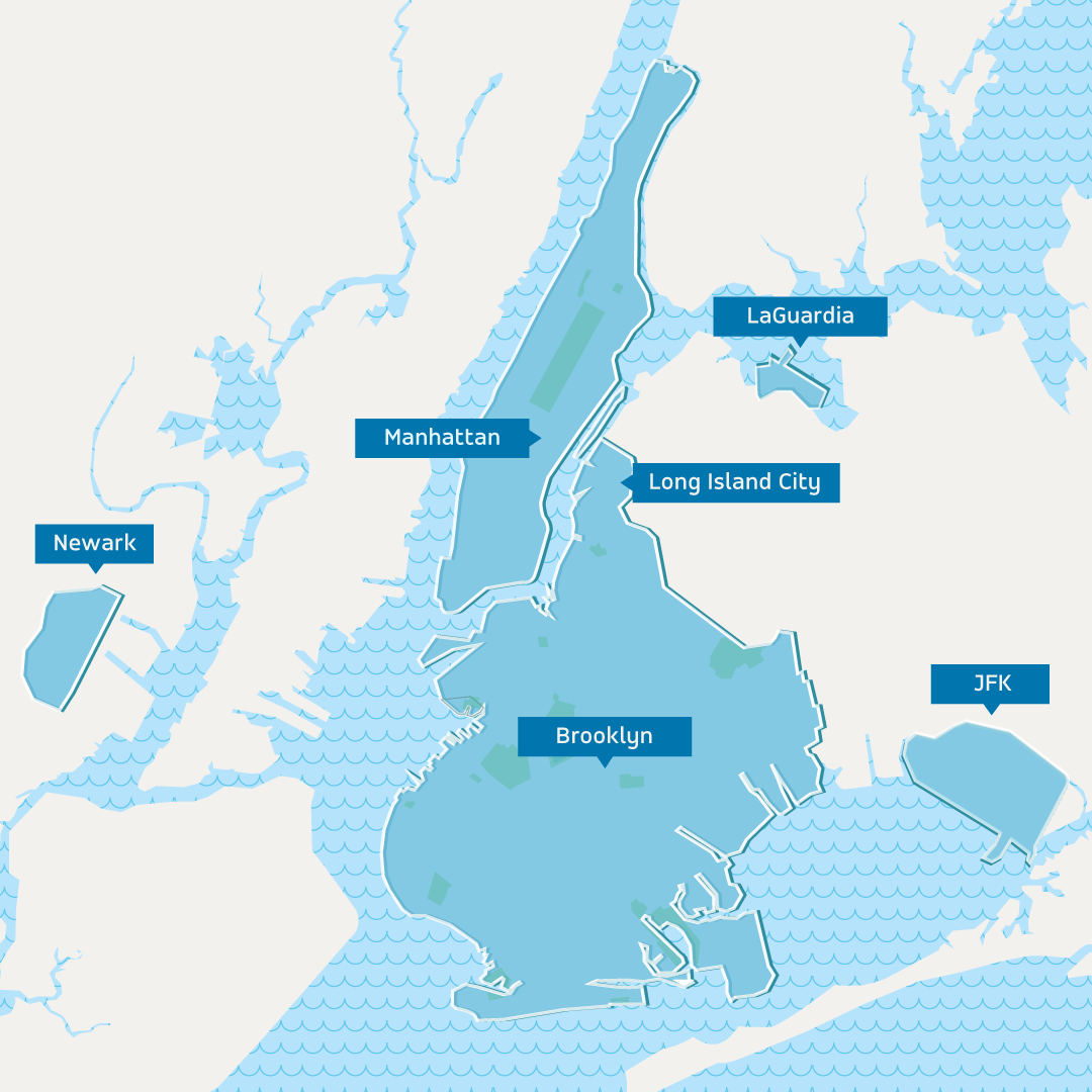 Via in all 5 boroughs!