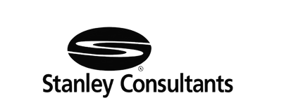 Stanley Consultants logo, engineering and environmental firm using Mosaic.
