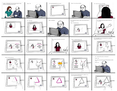 Storyboard sketches