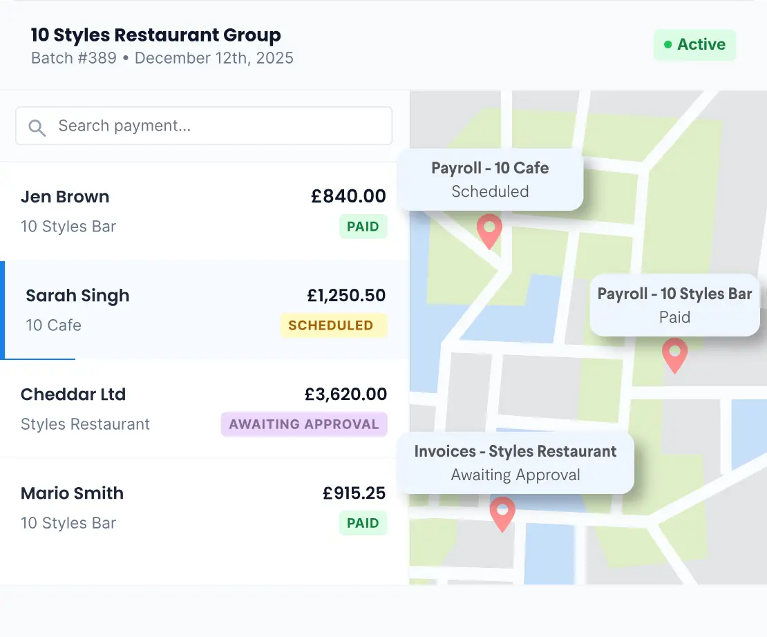 Telleroo payments platform for hospitality businesses