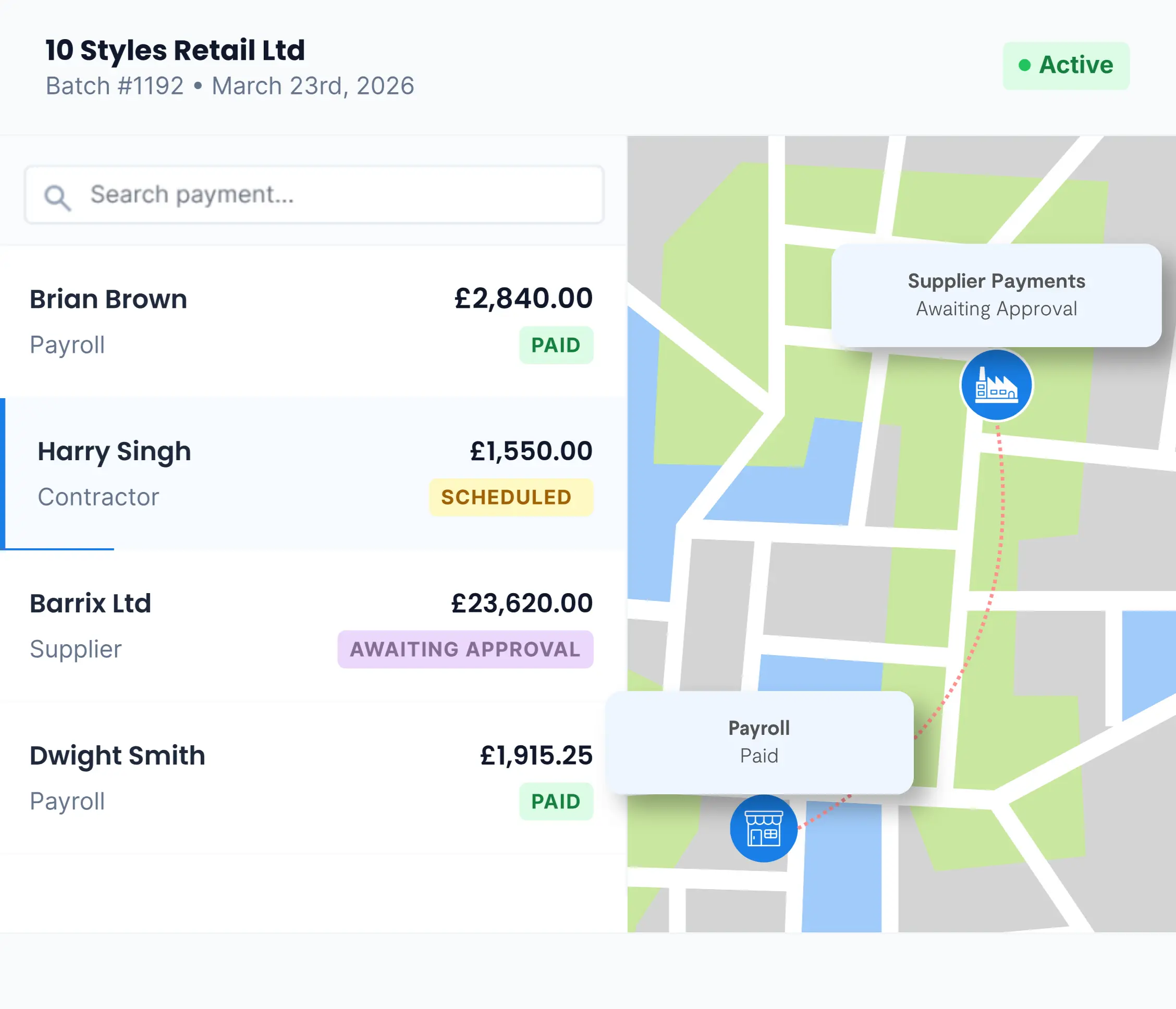 Telleroo bulk payment platform for manufacturing and retail businesses