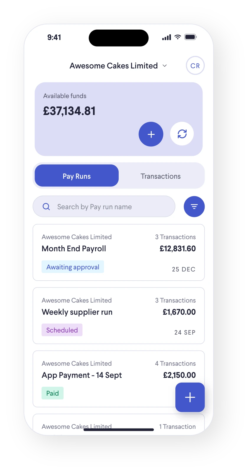 Telleroo mobile app