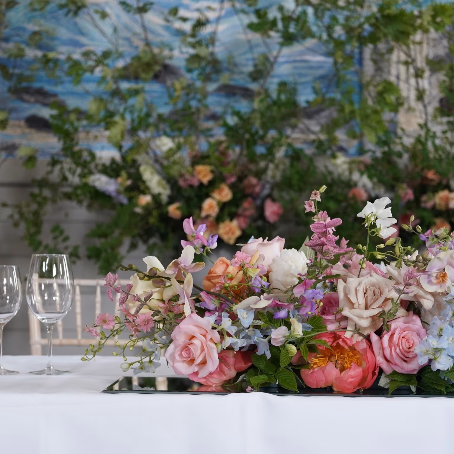 Bordsdekor honnörsbord bröllop