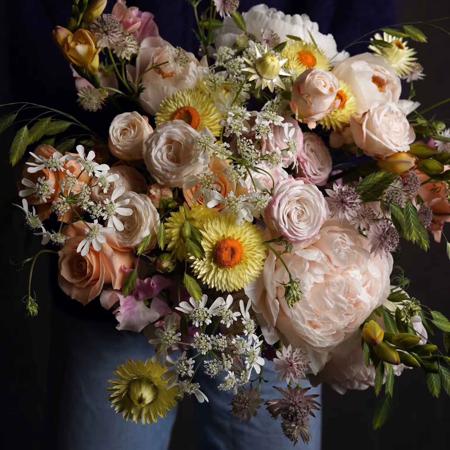 Brudbukett gula eterneller