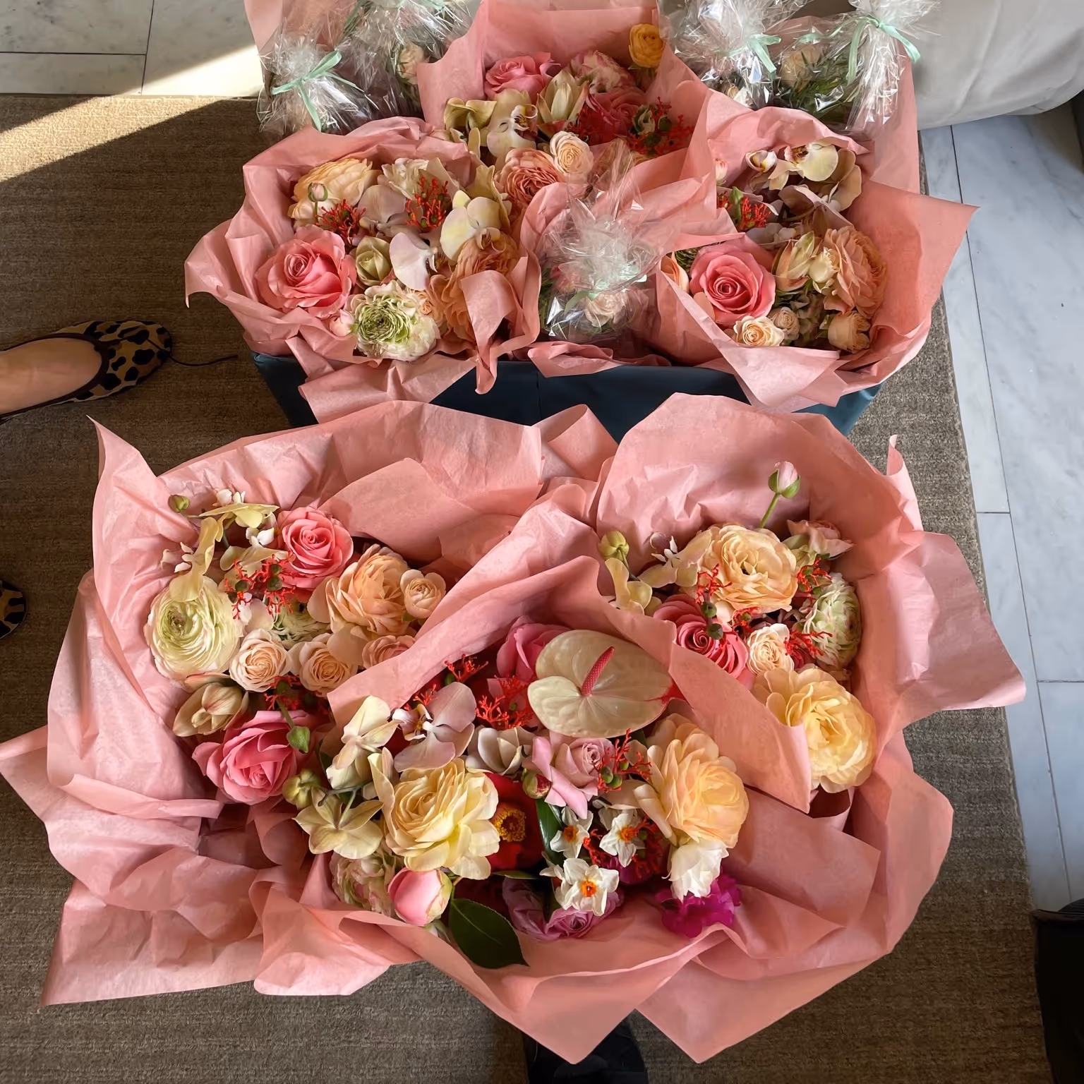 Brudbukett & Tärnbuketter leverans