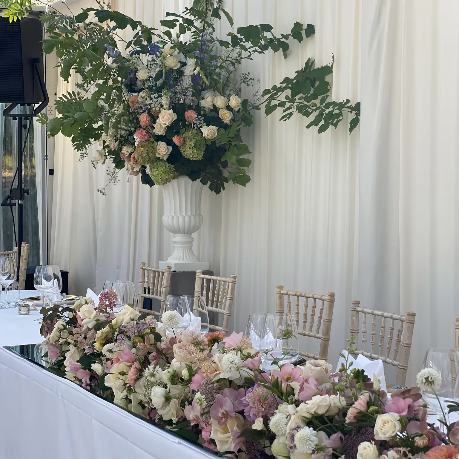 Bordsdekor honnör bröllop