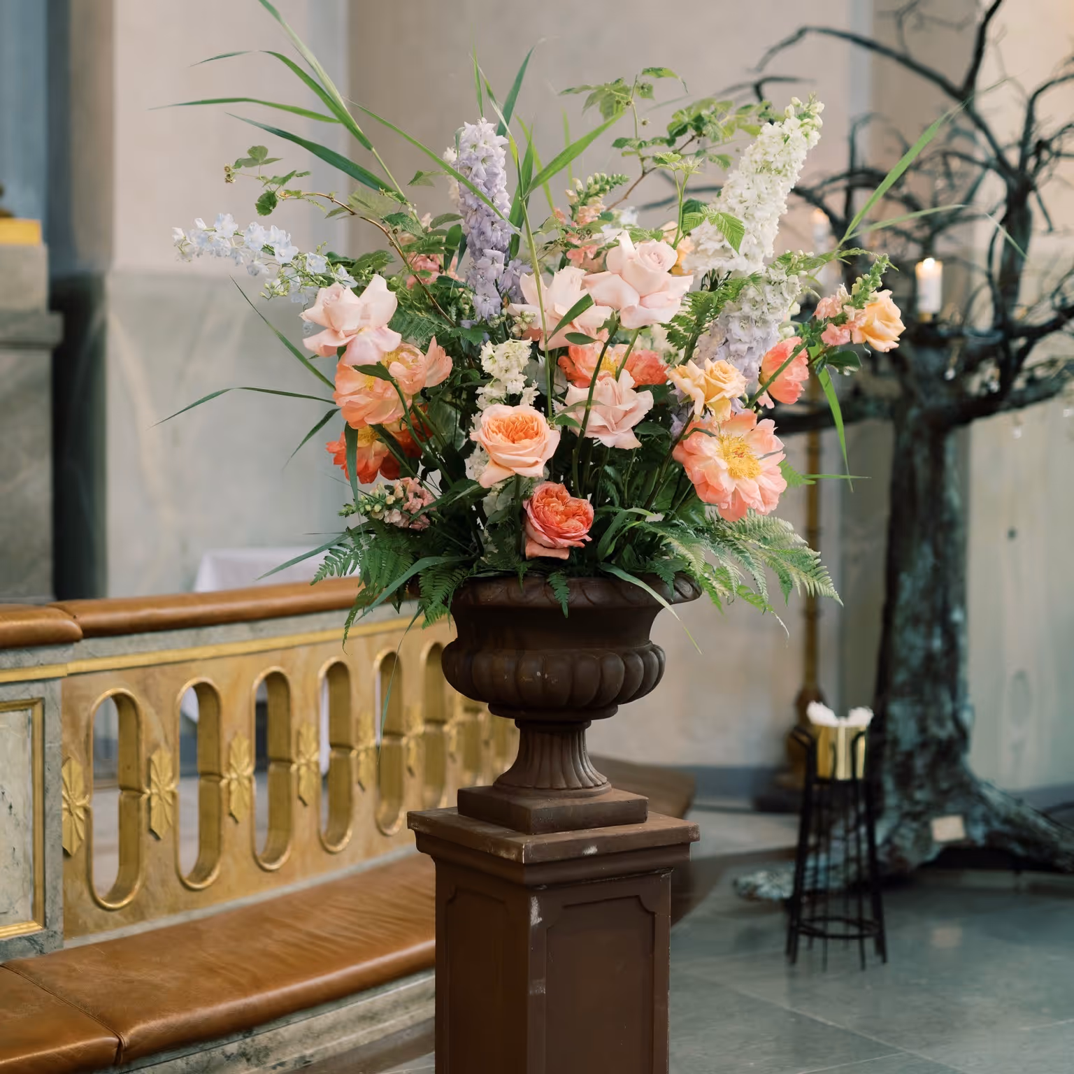 Dekor vigsel altare bröllop