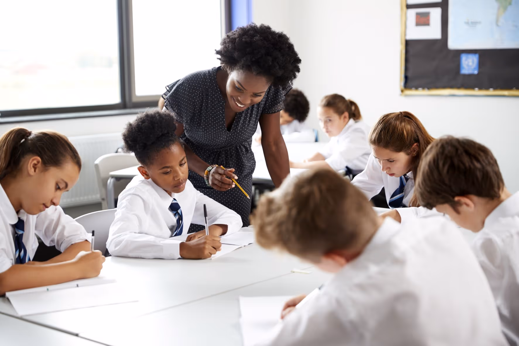 Children at a wellbeing workshop