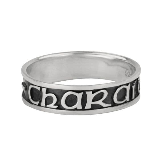 Sterling Silver 925 Scottish Celtic Love Ring