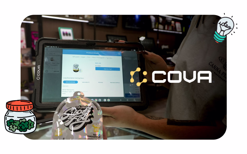 Cova cannabis software, recognized as Software/Tech Company of the Year, featured at The Emjays 2025.