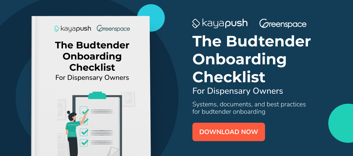 Budtender Onboarding Checklist