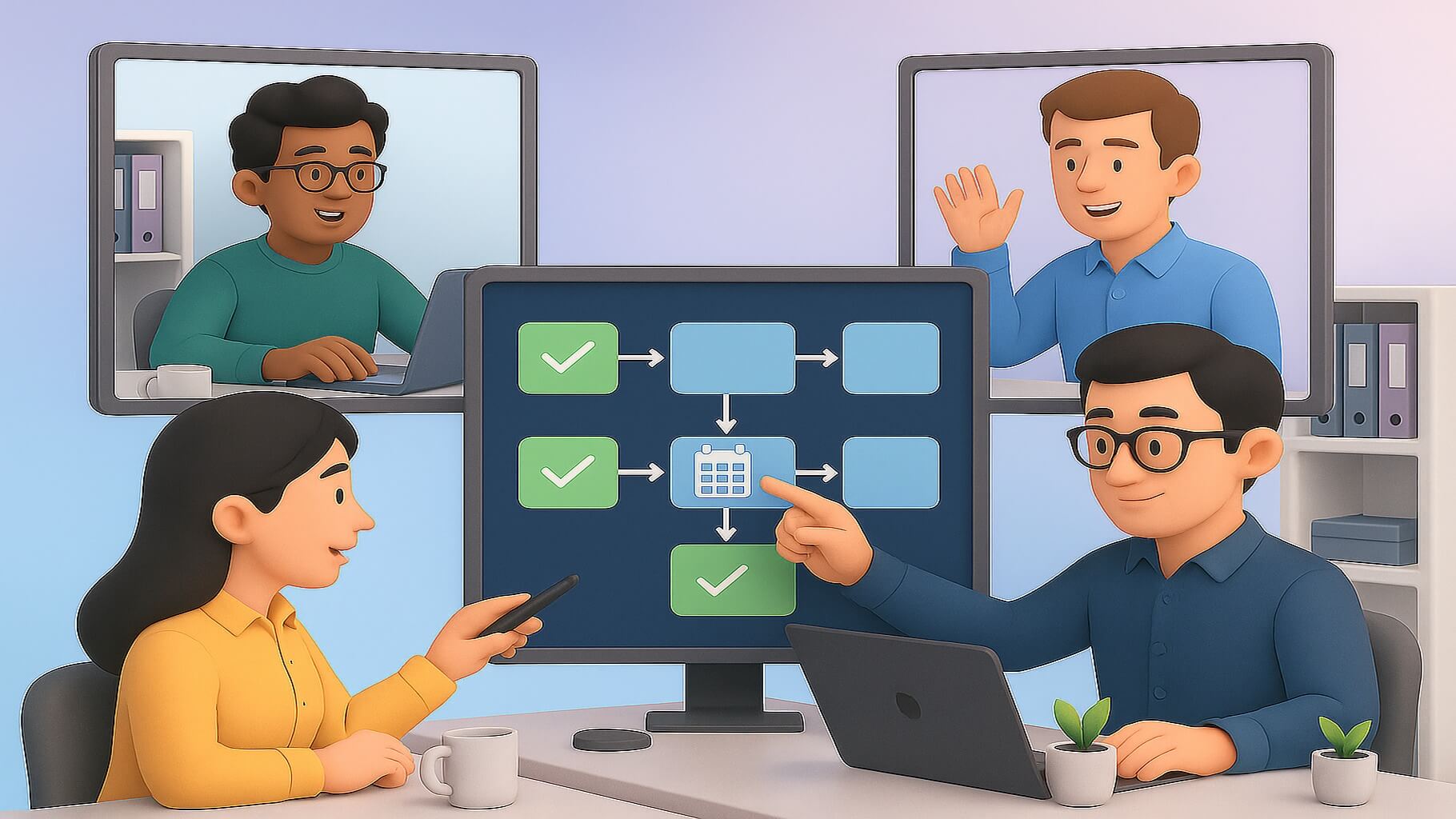 Virtual team-building activities for work productivity