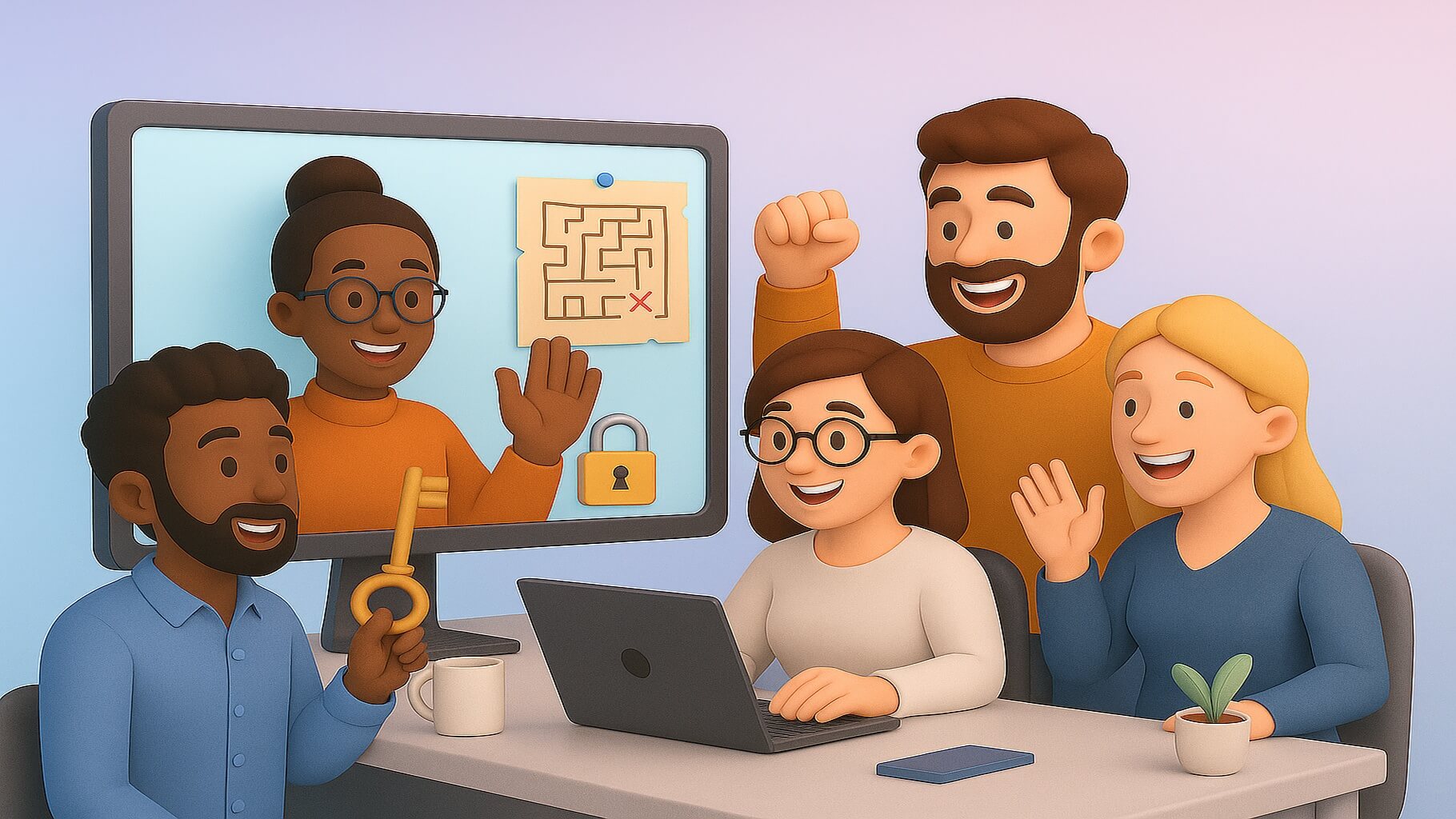 Remote team games that solve collaboration issues