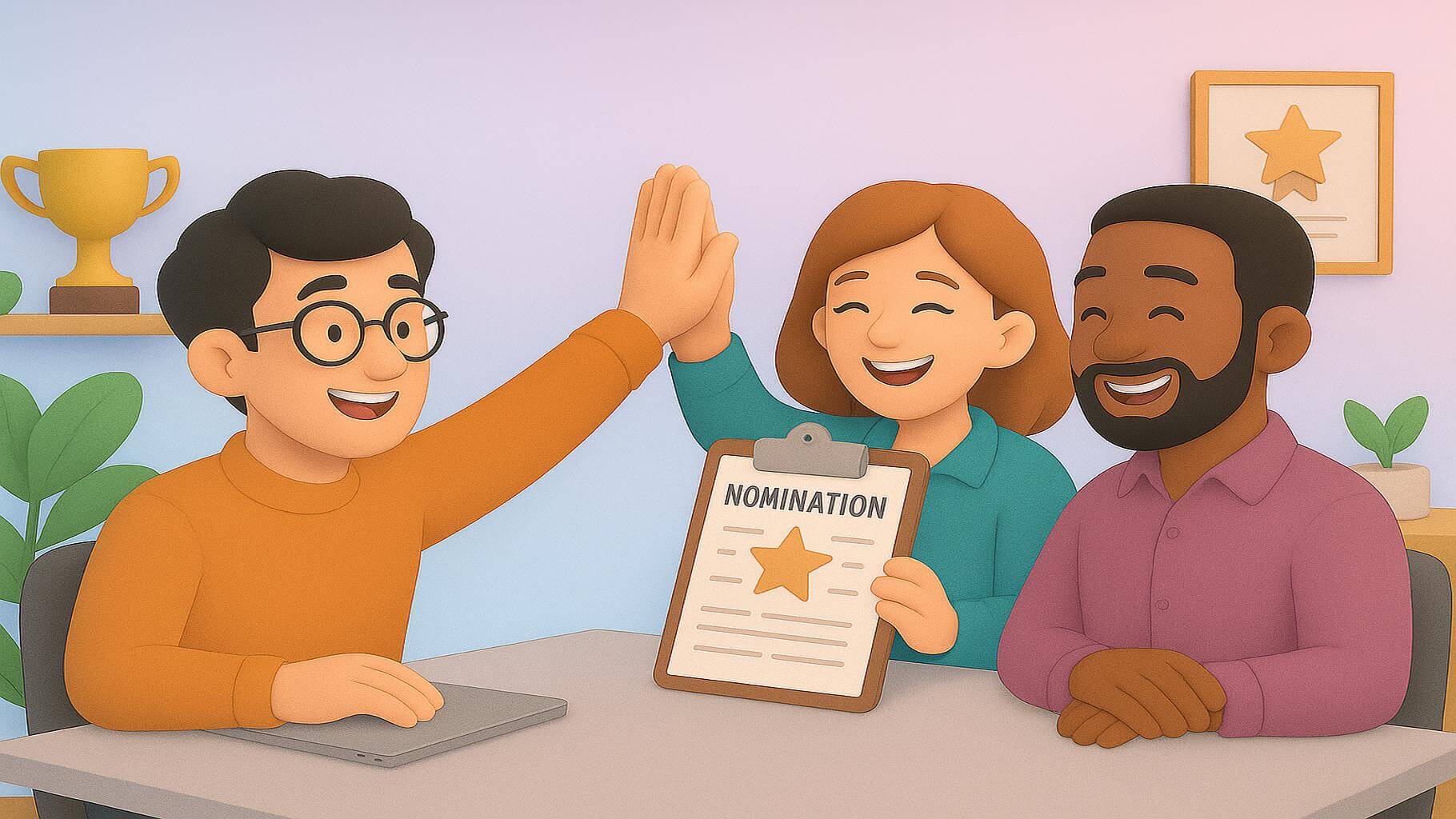 What is an employee of the month nomination form?