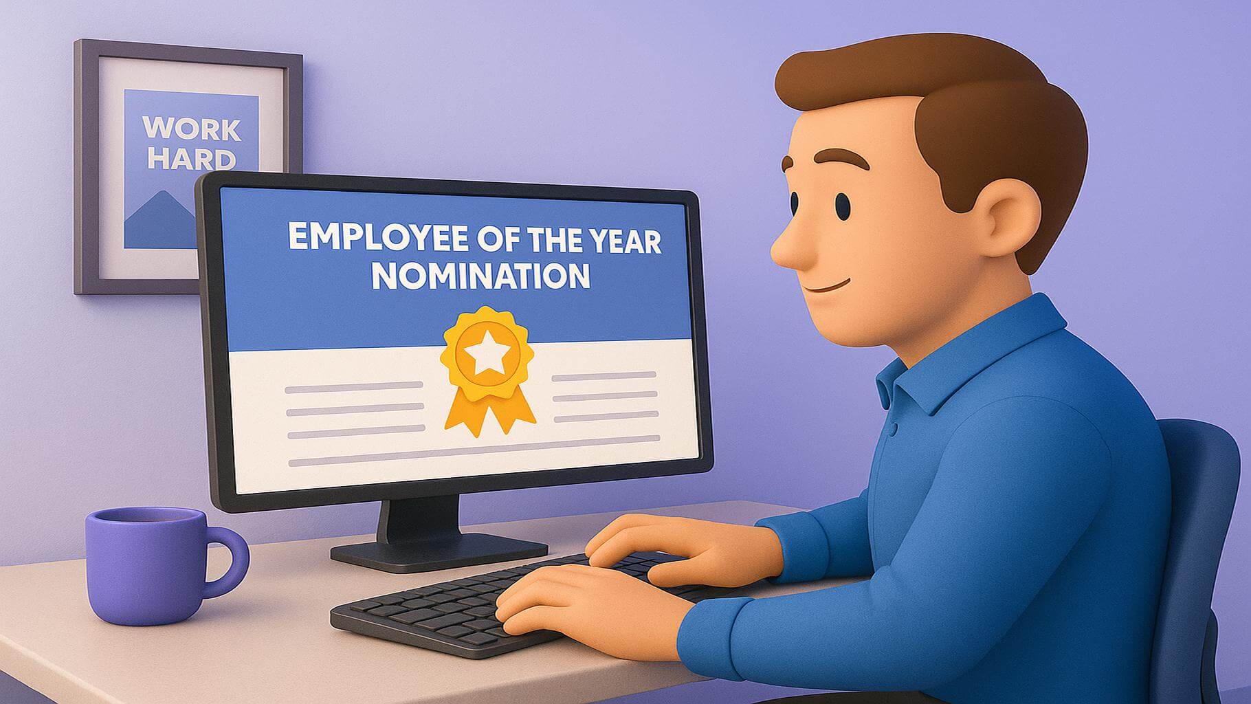 What is an employee of the year nomination?