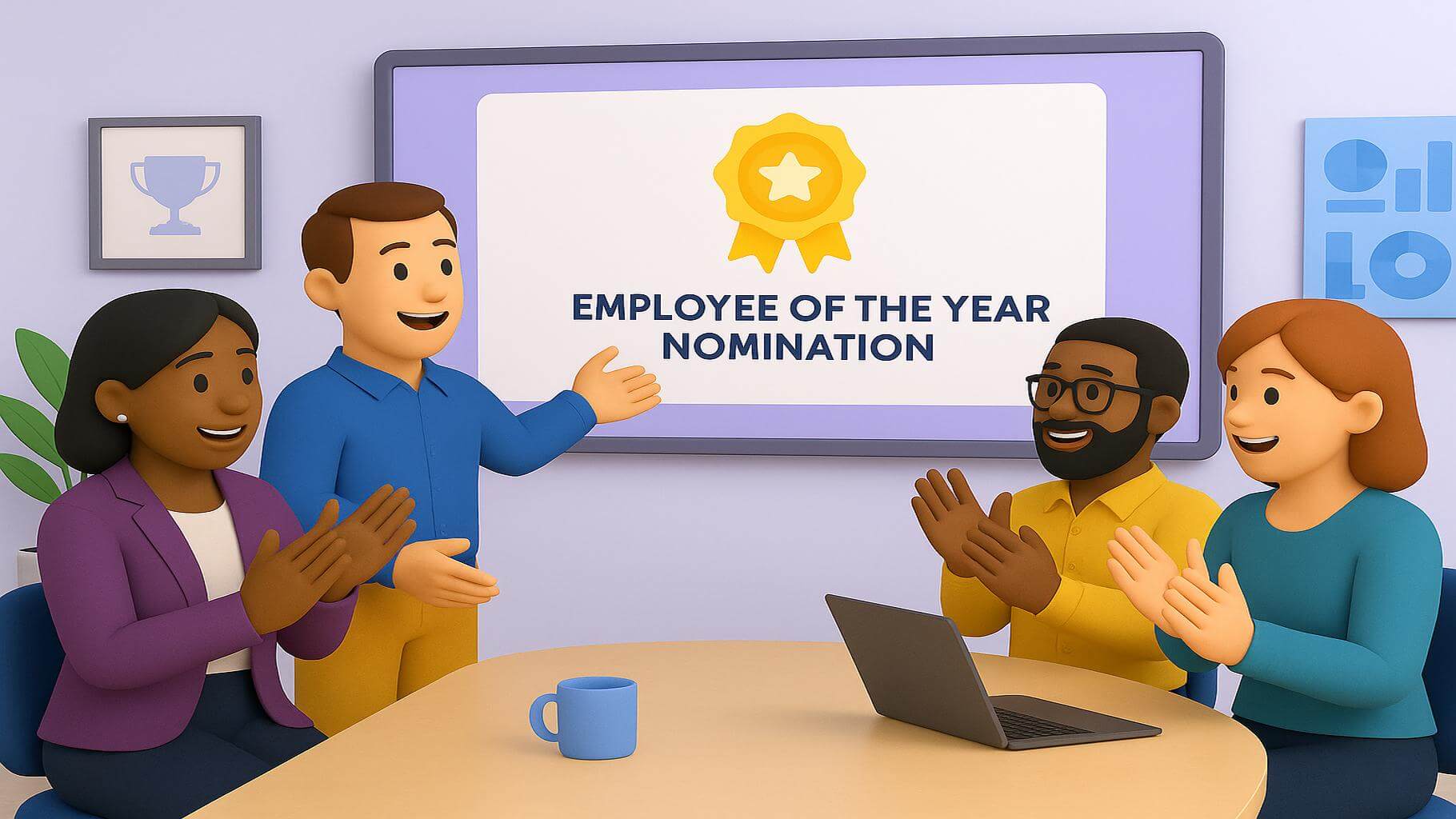 Building successful employee of the year award programs