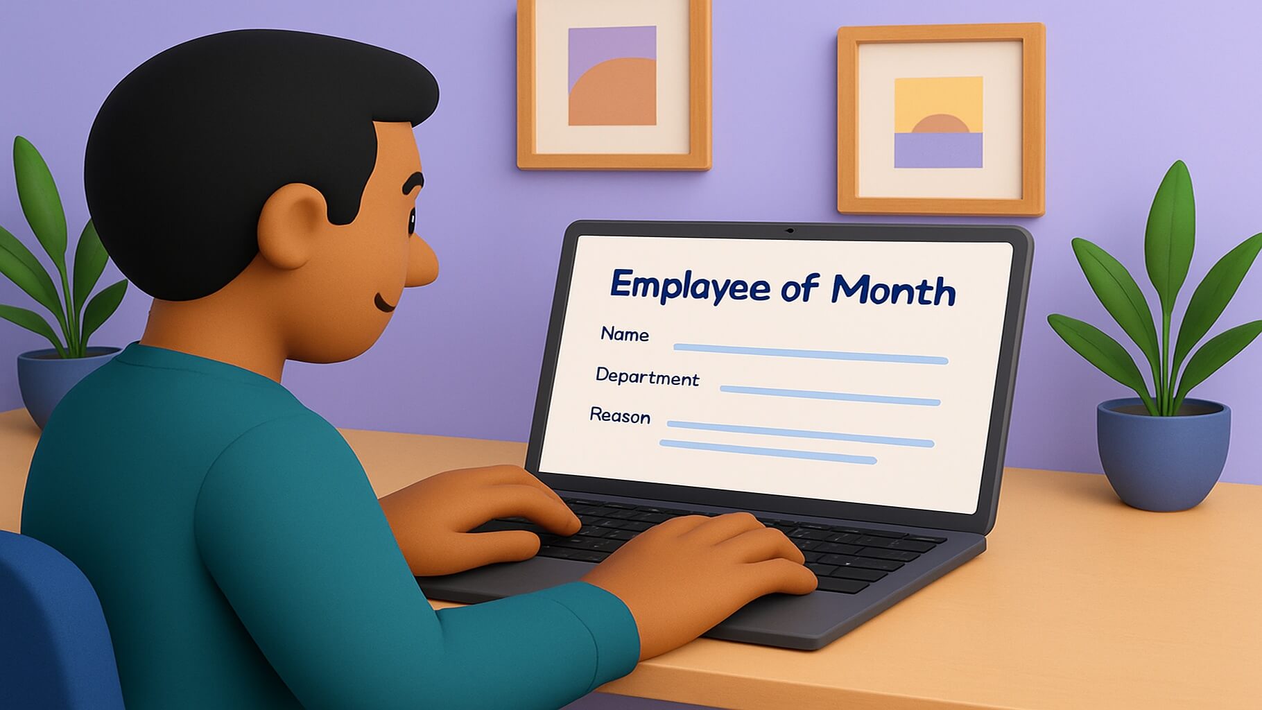Employee of the month reasons for nomination examples across categories