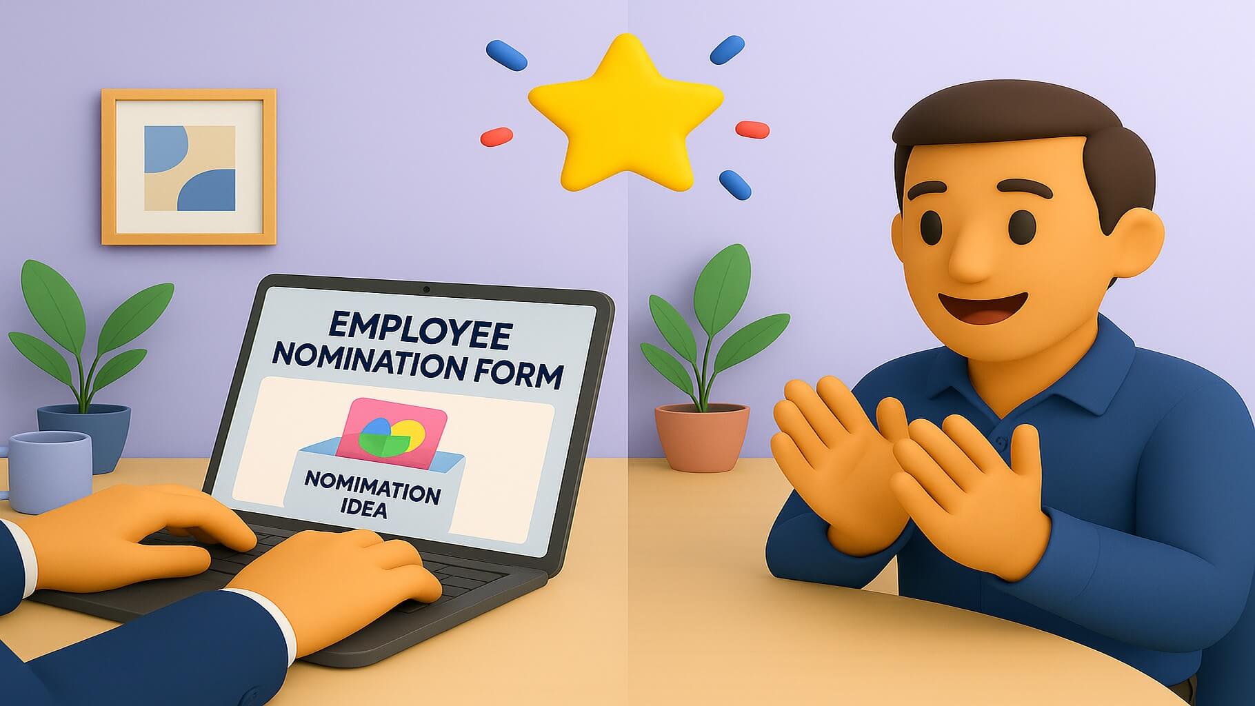 What are employee of the month nominations?