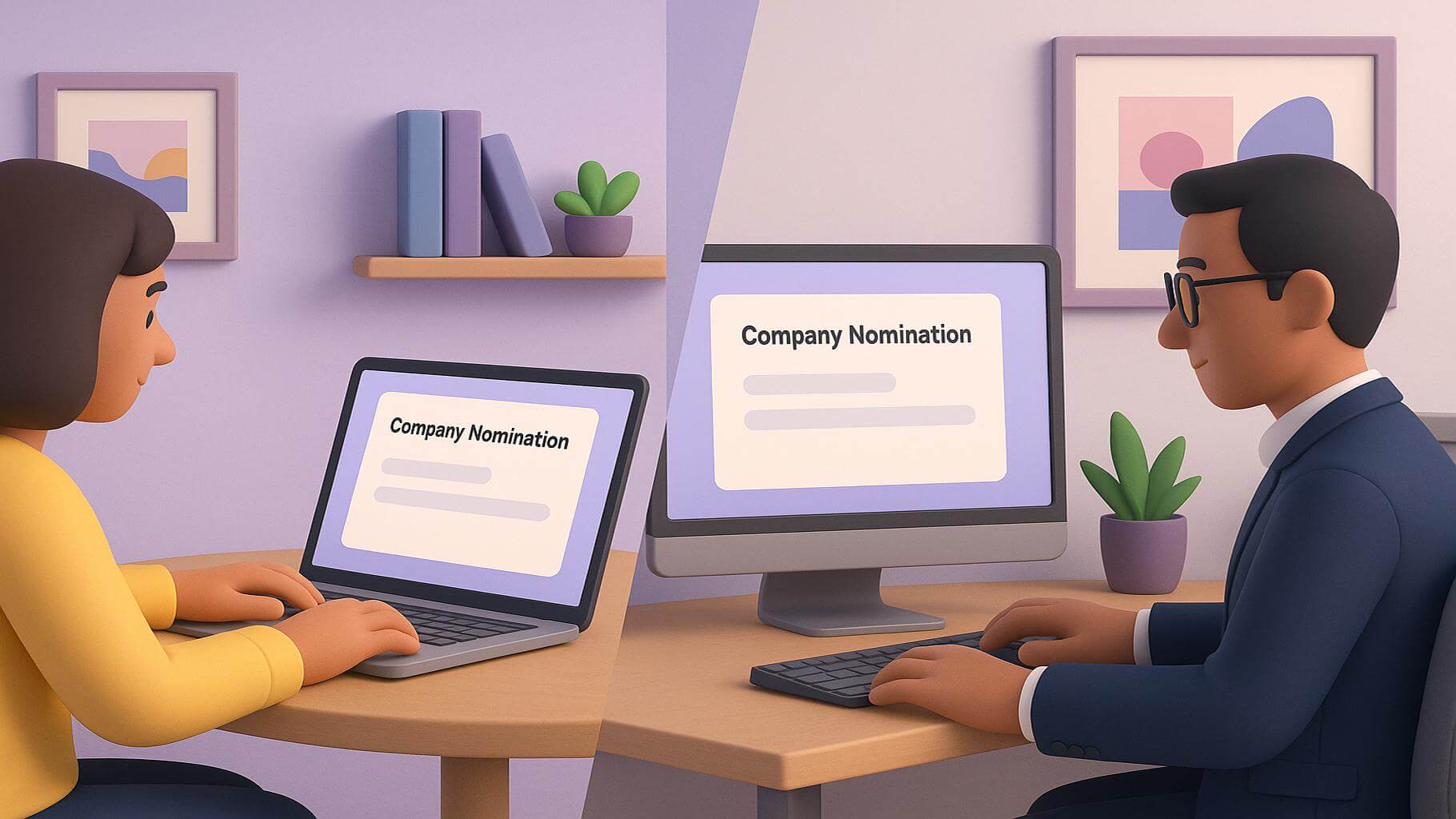 Employee award nomination examples with company forms