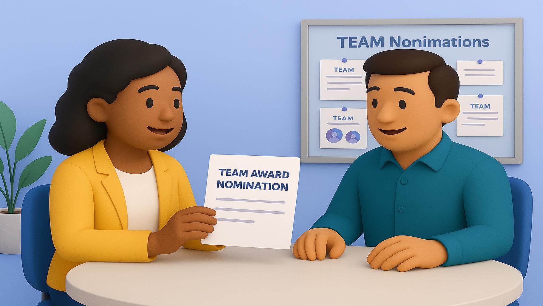 Nomination letter templates for team awards
