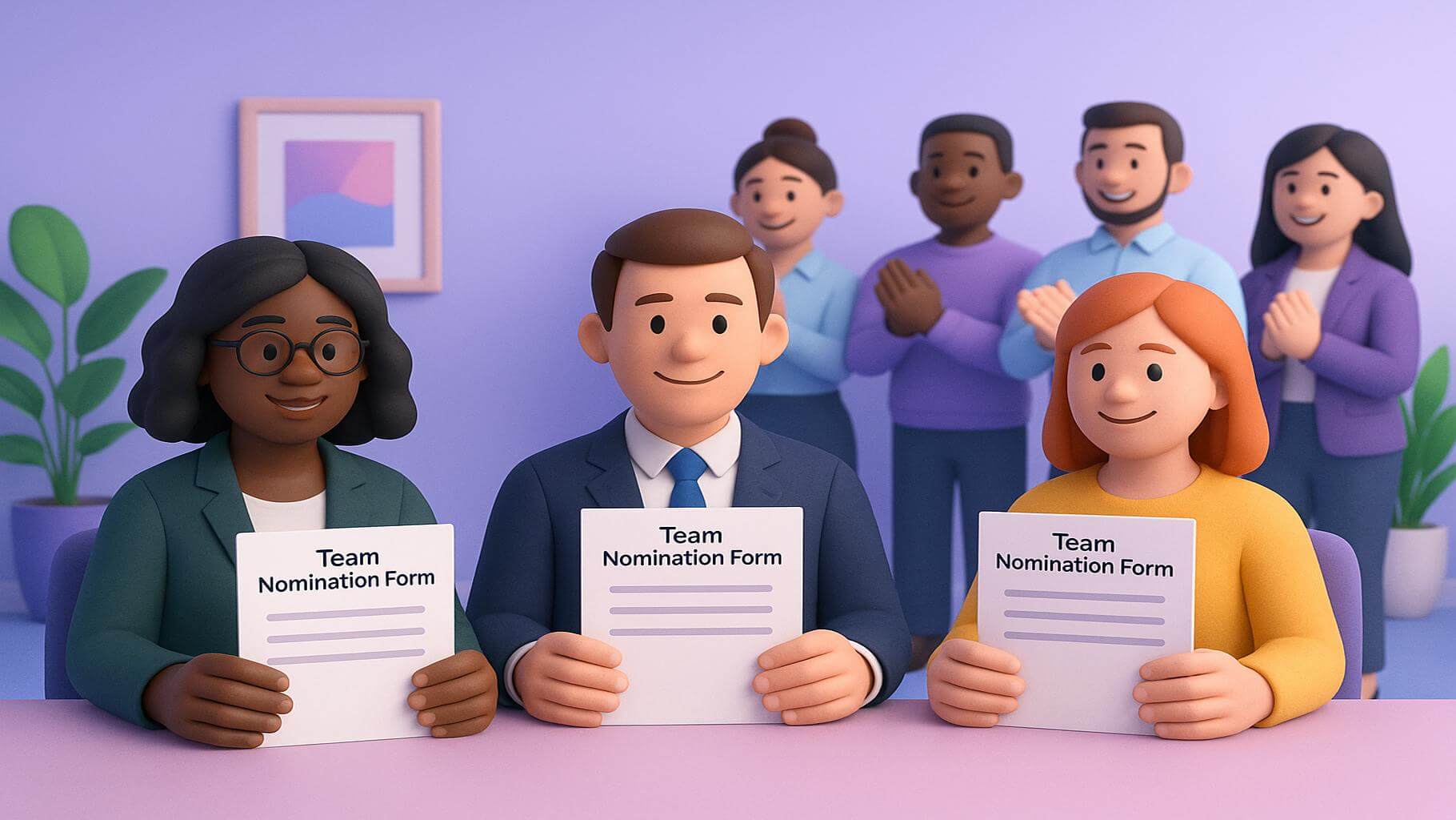 Nomination form examples for team recognition programs