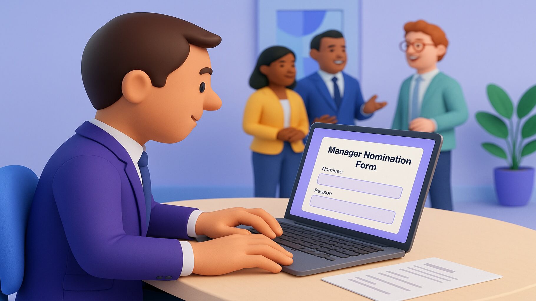 Manager nomination examples adapted from employee recognition formats