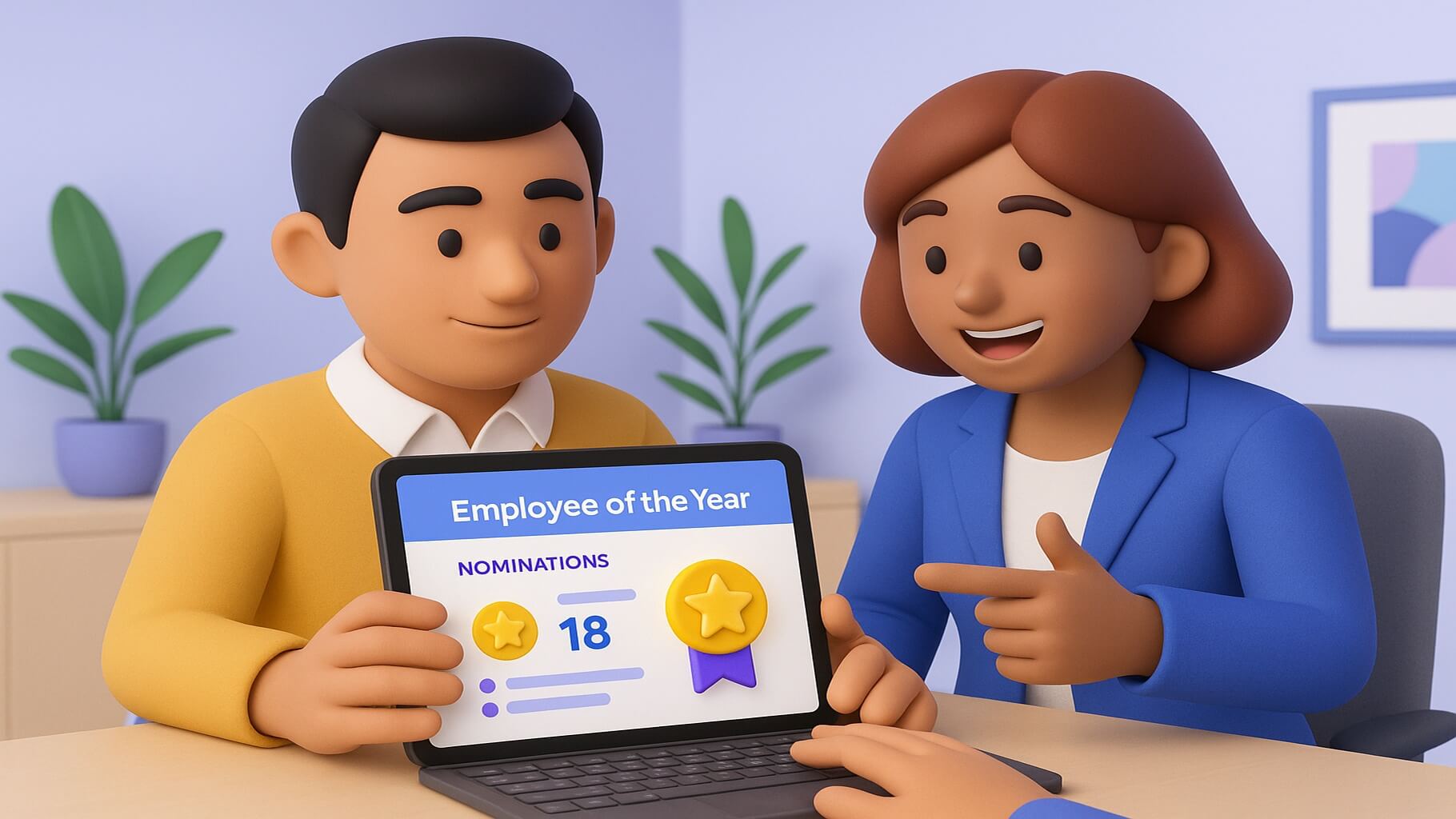 How Matter can help with employee of the year nomination examples