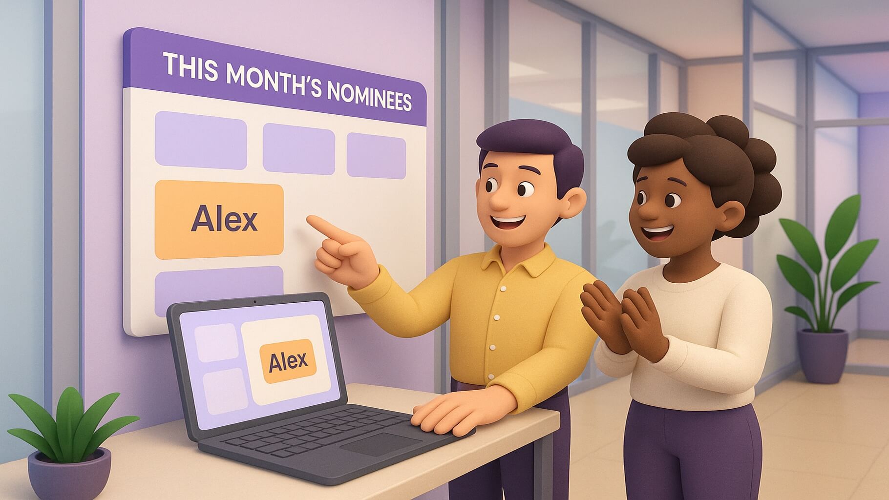 Employee nomination forms and sample write-up for employee award nomination