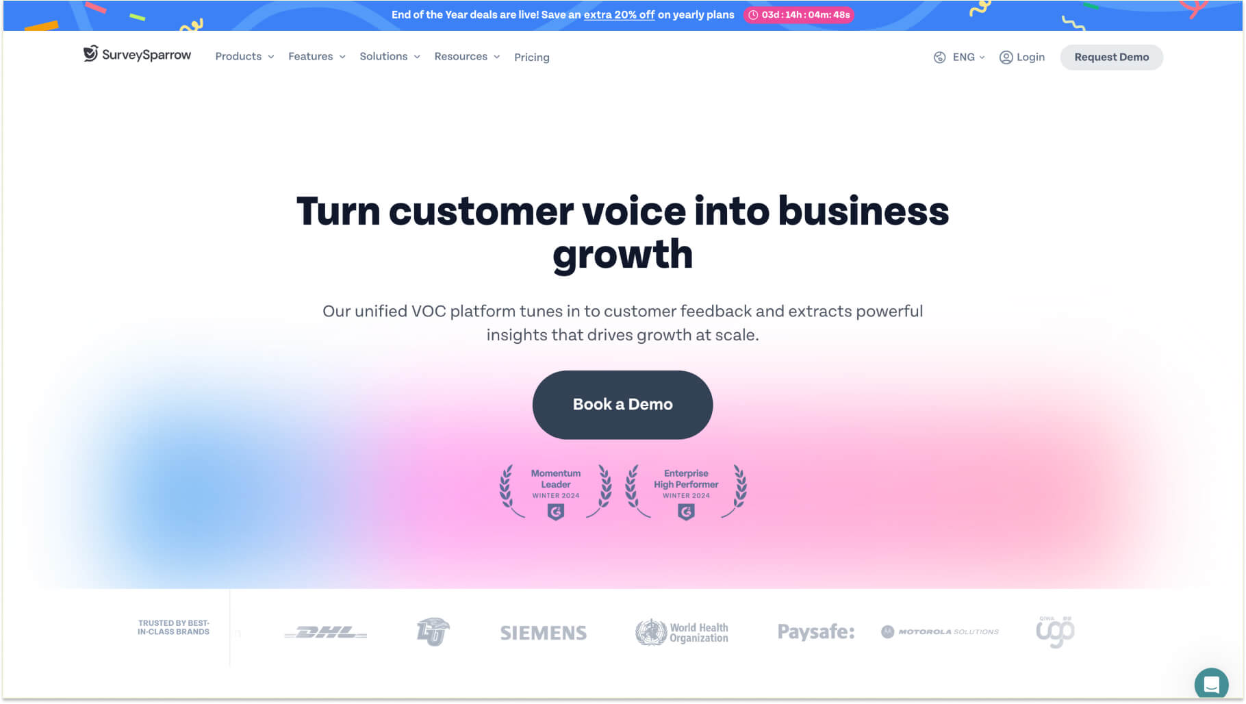 Employee Pulse Survey Tools: SurveySparrow