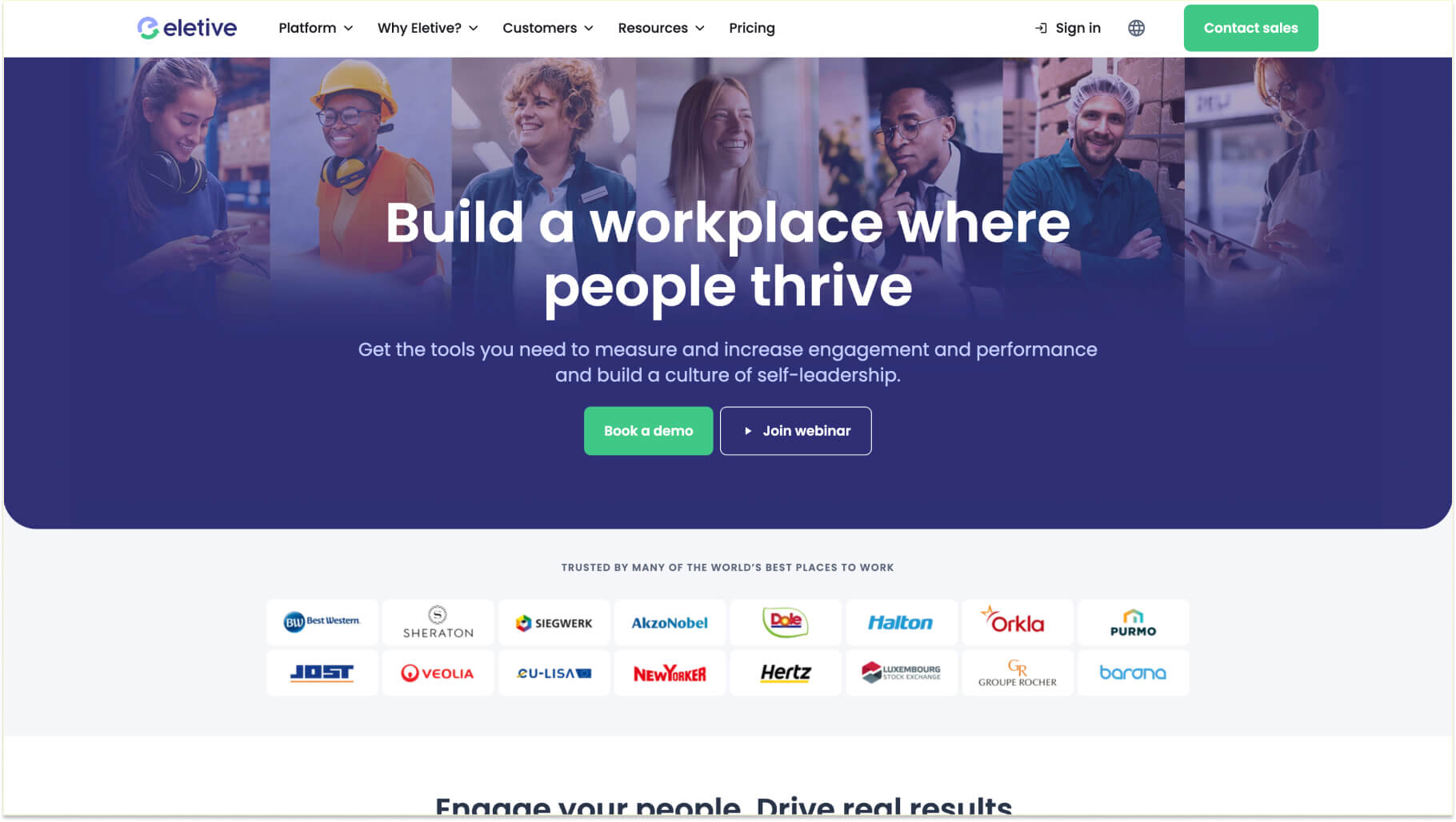 Employee Pulse Survey Tools: Eletive
