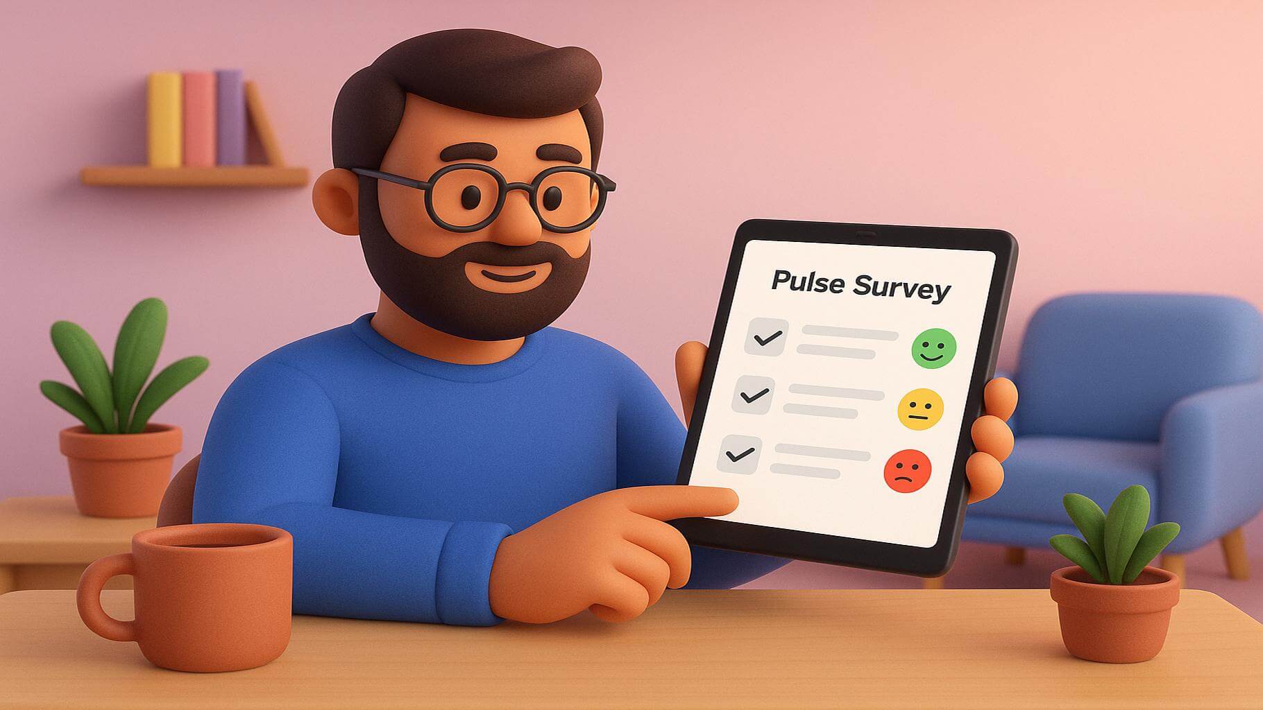 How to analyze pulse survey results from integrated apps