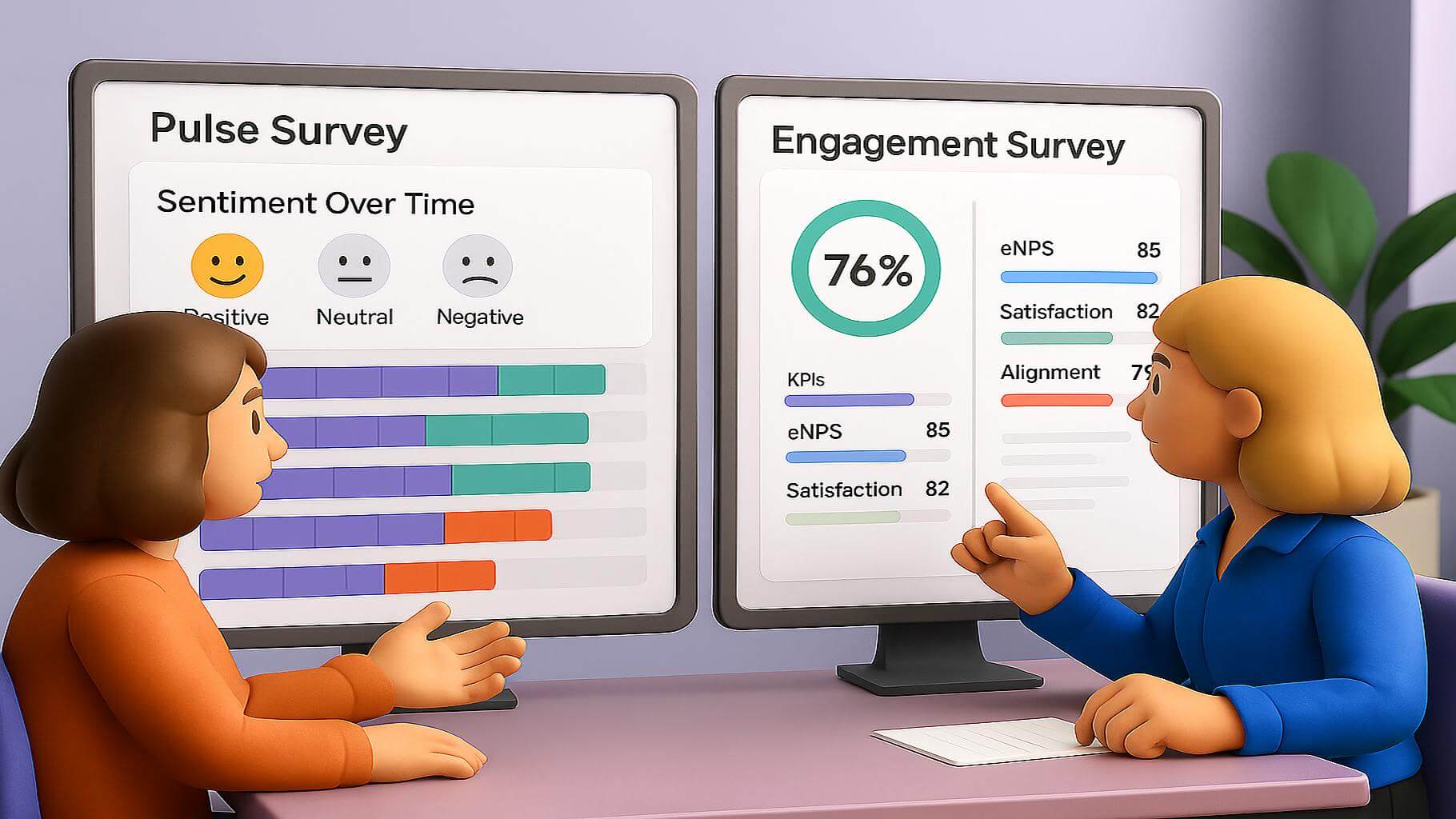 Engagement pulse survey questions, examples, and frameworks