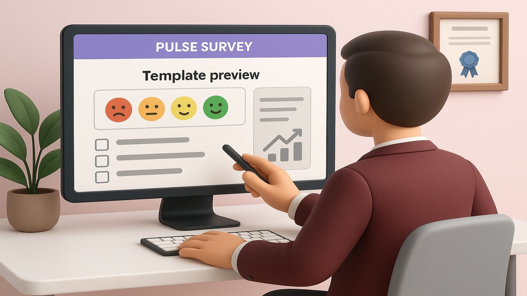 Pulse check survey template examples for quick feedback