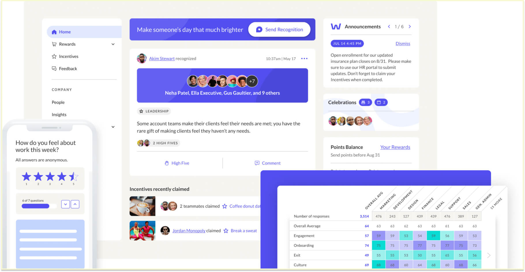 Enterprise-level pulse survey platforms: WorkTango