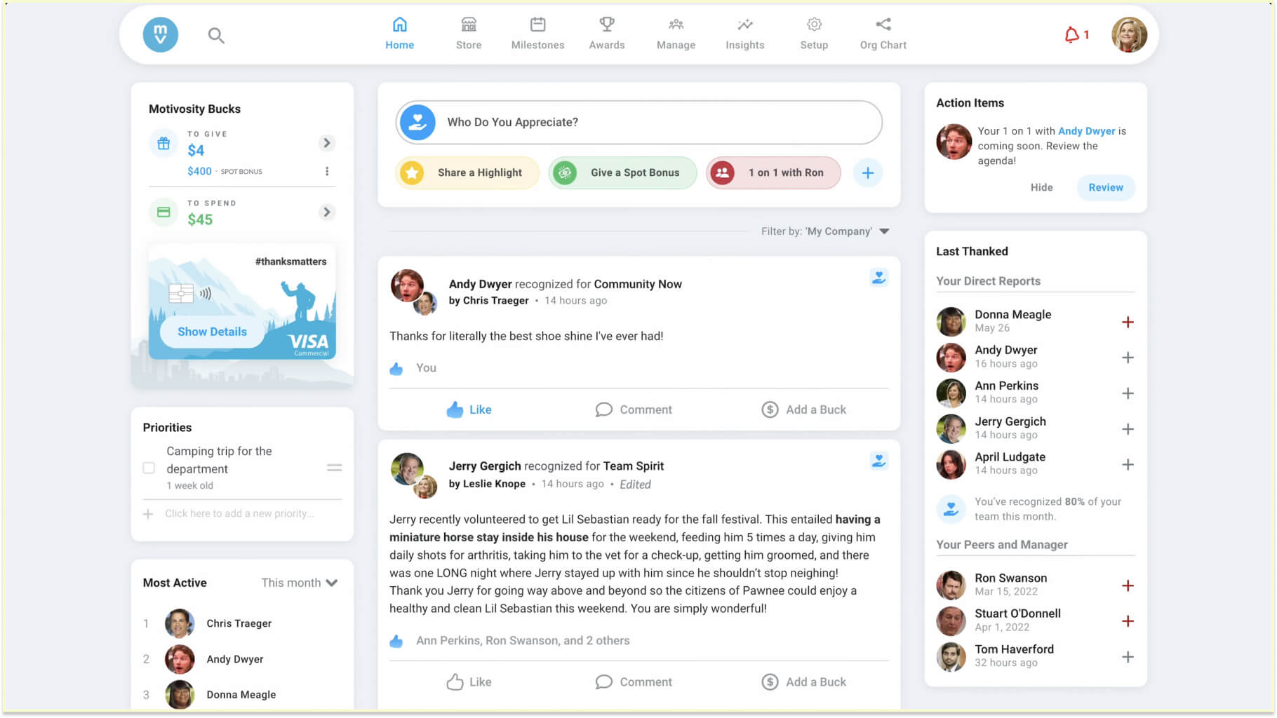 Mid-market software solutions: Motivosity