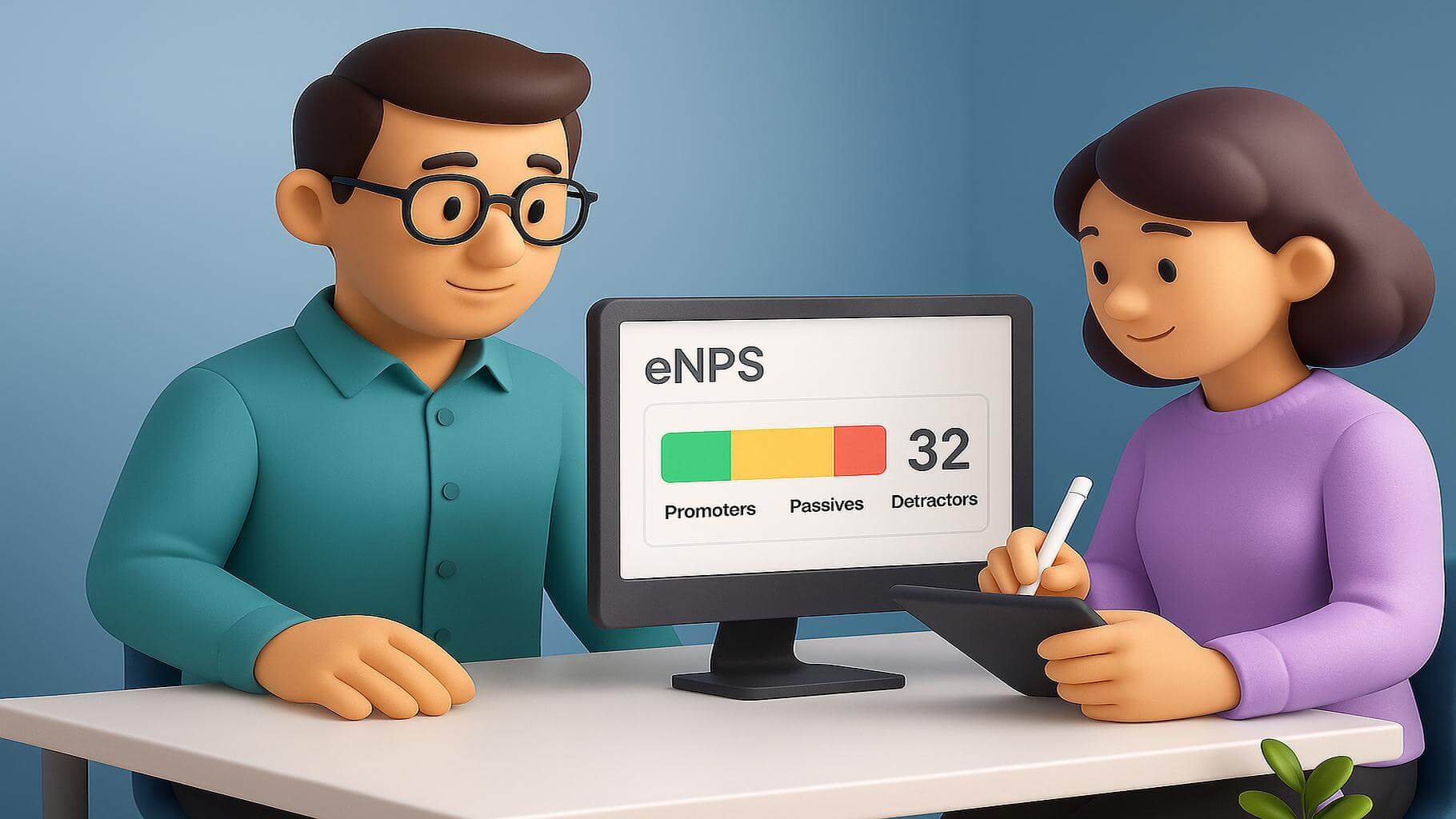What is an eNPS survey tool?