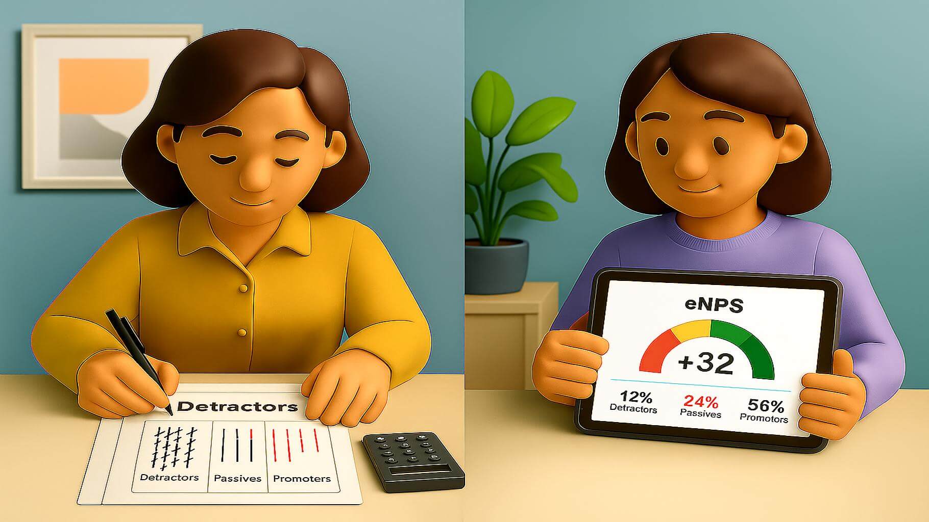 What are the benefits of calculating eNPS?