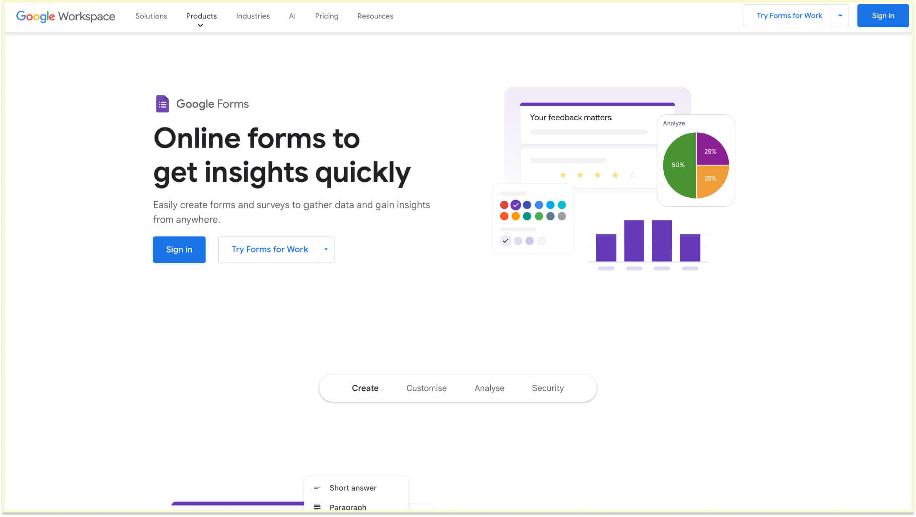 Budget-friendly eNPS software platform: Google Forms