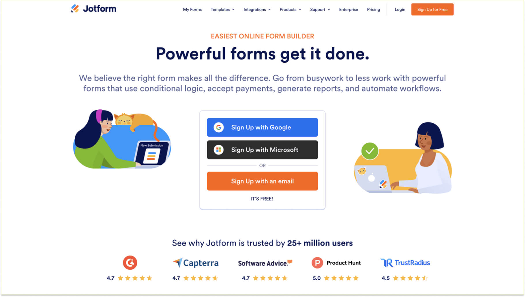 Budget-friendly eNPS survey software platforms: Jotform