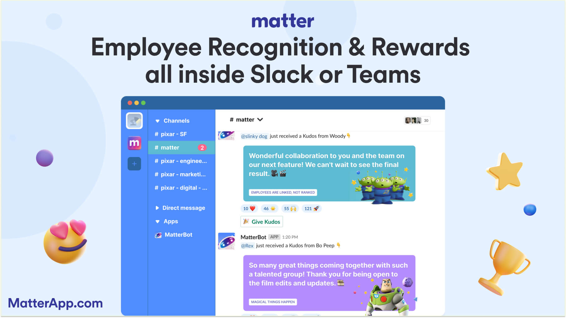Enterprise-level eNPS survey tools: Matter