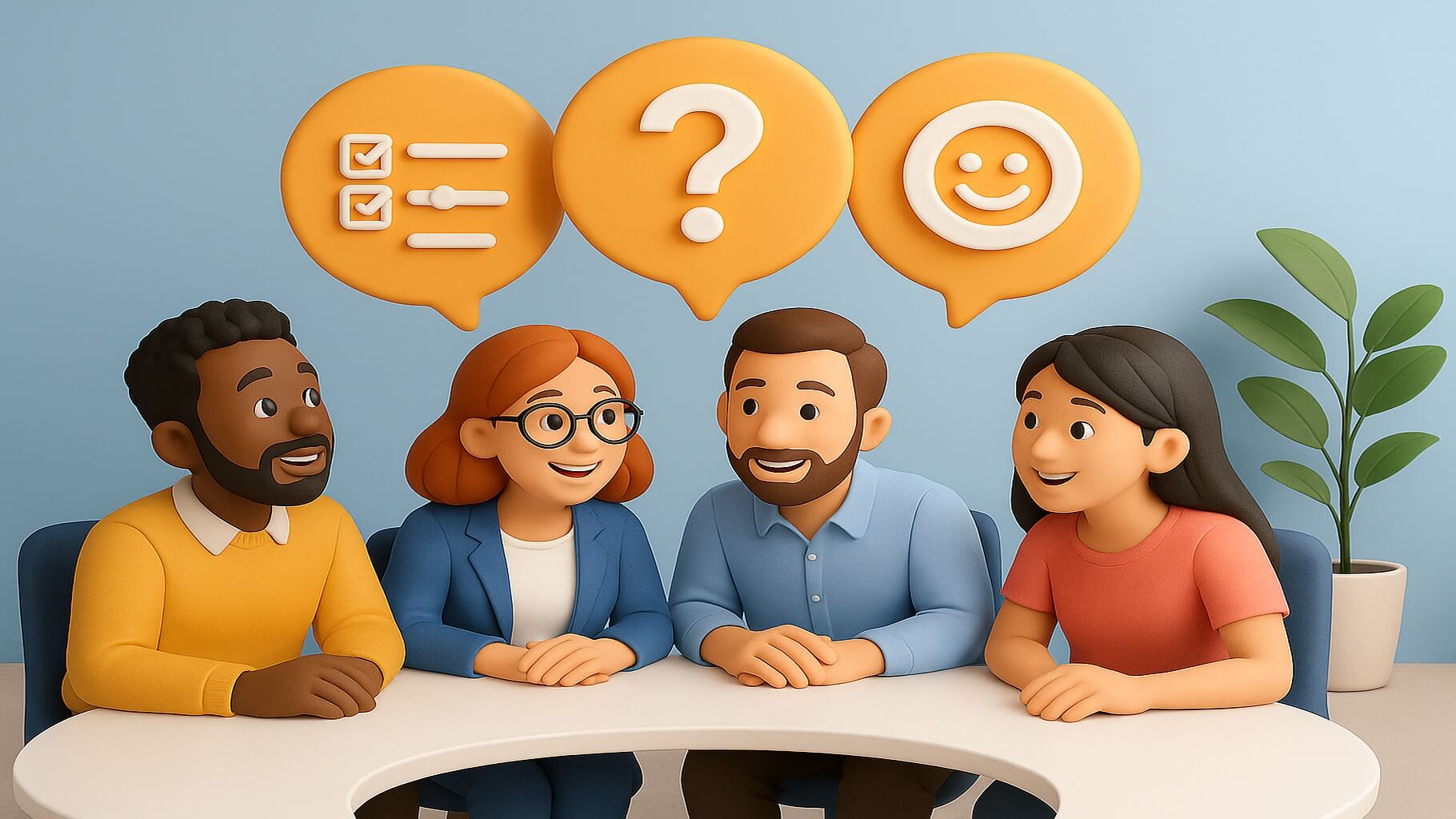 Employee pulse check survey questions for continuous feedback